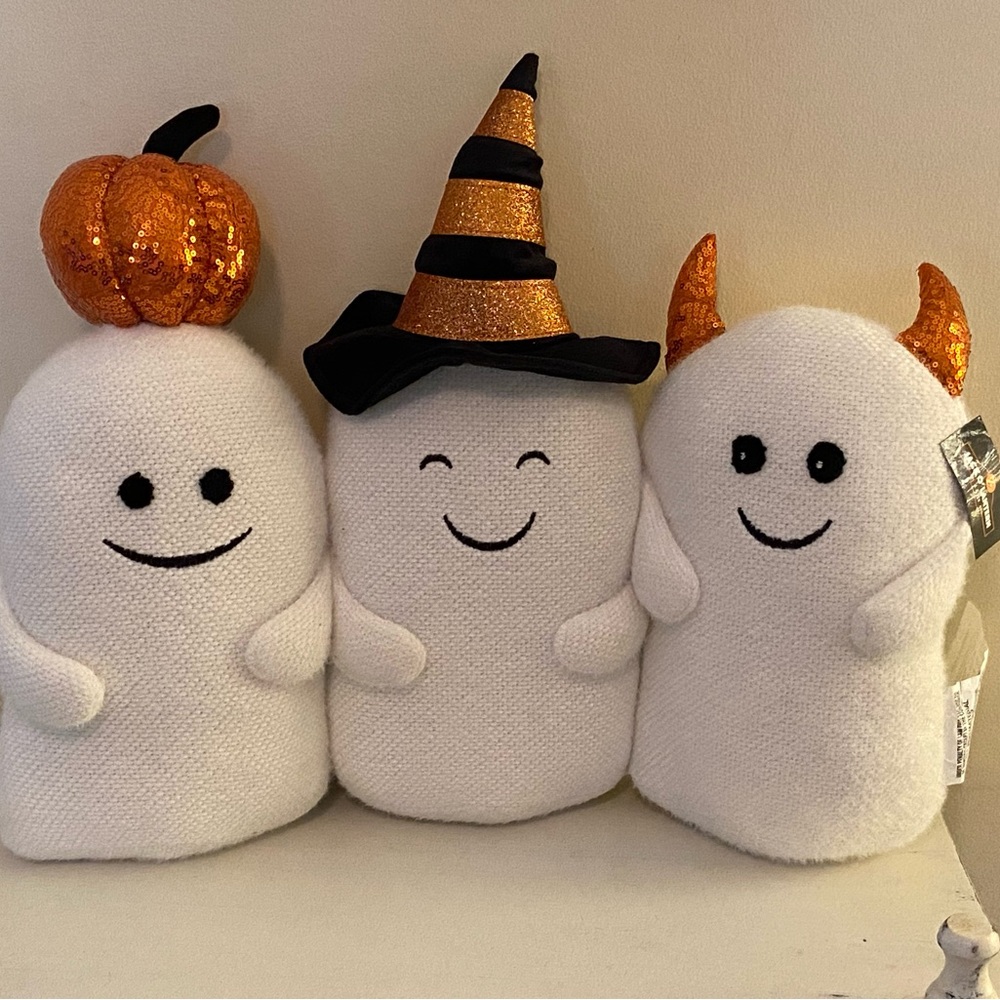 Halloween Ghost Trio Plush Costume Set